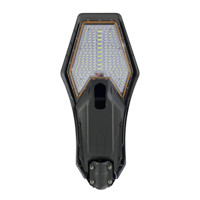 Nouveau réverbère mené solaire de la série X1 IP66 500W 5600LM 6500K lumière extérieure solaire à LED haute luminosité avec une grande capacité de batterie
