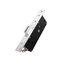 Serrure électrique 12V/24V pour système de contrôle d'accès de porte d'ascenseur, verrou électrique silencieux avec clé mécanique