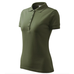 Chemises de <span class=keywords><strong>golf</strong></span> pour femmes de haute qualité en polyester, séchage rapide, respirantes, anti-plis, style décontracté streetwear, logo personnalisé, tricotées - Product Image 3