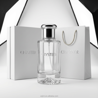 Boîte de parfum de luxe de haute qualité, flacons en verre, boîte cadeau imprimée, tube en papier