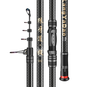 Caña de Pescar Telescópica LangYaDao de 360 cm, Acción Extra Rápida, para Pesca en Agua Salada, con Guías SIC - Product Image 1
