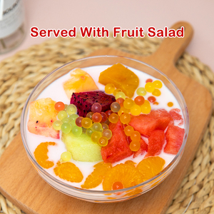 Dónde comprar a granel 1,2 kg GreenApple Popping Boba Halal Fruit Juice Balls Taiwan Bubble Tea Bursting Boba Fruit Pearls Real Juice - Product Image 2