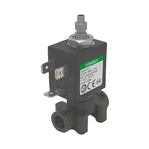 3 way 2 station water solenoid valve 1/8" PPS solenoid pump