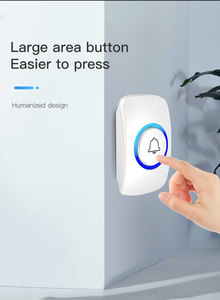 Factory Home Security 32 Music Timbre de puerta eléctrico inalámbrico de bienvenida opcional <span class=keywords><strong>con</strong></span> botón <span class=keywords><strong>pulsador</strong></span> - Product Image 5