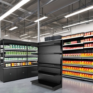 Estantes <span class=keywords><strong>de</strong></span> <span class=keywords><strong>supermercado</strong></span> modernos resistentes <span class=keywords><strong>de</strong></span> un solo lado Tienda al por menor Sistema <span class=keywords><strong>de</strong></span> estantería <span class=keywords><strong>de</strong></span> góndola Tienda <span class=keywords><strong>de</strong></span> comestibles Unidades <span class=keywords><strong>de</strong></span> exhibición usadas para la venta - Product Image 2