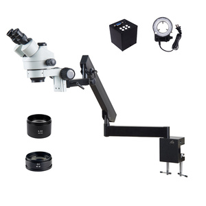 3.5X-90X三眼実体デジタル顕微鏡,精密電子部品の溶接に使用 - Product Image 1