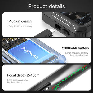 Yeni 5 inç IPS endüstriyel endoskop üç üçlü Lens muayene kamera araba motoru kontrolü için <span class=keywords><strong>1080P</strong></span> HD kayıt Video Borescope - Product Image 6