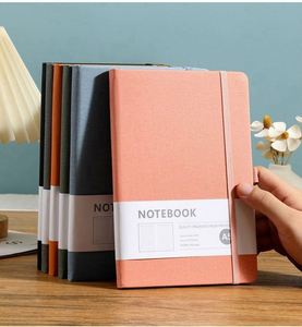 Hardcover Custom Promotional A5 Business Lined <b>Notebooks</b> PU Leather Logo Sewing Binding 192 Pages <b>Thick</b> Journal 5-7 Days - Product Image 2