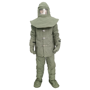 1000 ℃   Combinaison de protection contre les incendies, vêtements de lutte contre les incendies, équipement ignifuge résistant aux hautes températures pour la sécurité des pompiers - Product Image 4