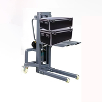 Mini Transpallet Elettrico a Batteria con Sollevatore a Due Stadi per Attrezzature da Palco e Carrelli Elevatori Audio