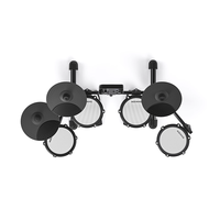 Kit de batterie électronique silencieuse avec peaux en mesh pour studio à domicile