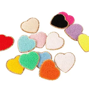 Beautiful Custom Chenille Sequins Patches Embroidery Your Pattern Iron on Applique for Clothing