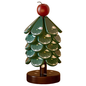 Alfombrilla aislante térmica para árbol de Navidad, un adorno creativo de madera para mesa, una alfombrilla antideslizante de madera maciza con forma de árbol. - Product Image 4
