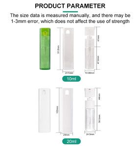 Ống Vuông 10Ml Mini Sương Mù Sustainables Cầm Tay Nước Hoa <span class=keywords><strong>Container</strong></span> Mini Xách Tay Rỗng Phun Chai - Product Image 3