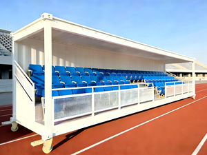 Sistema de Gradas Telescópicas Retráctiles Eléctricas para Gimnasios Interiores, Escuelas y Arenas - Product Image 3