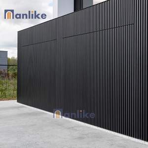 Porte da <span class=keywords><strong>Garage</strong></span> Moderne in Alluminio Anlike, Sezionali Inclinabili 16x7 Nere, Automatiche Doppie 14x7 - Product Image 6