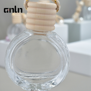 ANLN Nắp Gỗ Rỗng 10Ml Chai Nước Hoa Treo Làm Mát Không Khí Bằng Thủy Tinh Cho Xe Hơi Chai Nước Hoa Khuếch Tán - Product Image 3