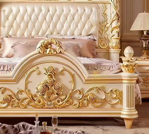 <span class=keywords><strong>Cama</strong></span> Moderna de Madera Maciza <span class=keywords><strong>Estilo</strong></span> Británico Europeo-Americano, <span class=keywords><strong>Cama</strong></span> Matrimonial <span class=keywords><strong>Estilo</strong></span> Inglés para Recámara Principal - Product Image 3