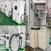 Station de recharge commerciale pour véhicules électriques à montage au sol 60 kW 120 kW 160 kW 240 kW CCS GBT Chademo DC rapide double pistolet CE OCPP