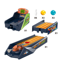 MILI nouveau jeu de Table bureau Sport jouets en plastique boule de Bowling jouets doigt tir Bowling jeu ensemble pour les enfants