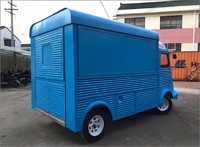 Camionnette alimentaire électrique rétro, directement de l'usine, avec machine à milkshake professionnelle, pour la vente en ferme biologique