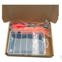 Kit de 100 Clips de Fixation pour Pare-Chocs Automobile, Rivets en Plastique à Pousser, Assortiment de Tailles avec Outil de Démontage