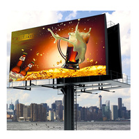 Écran LED grand format étanche P2.5 P4 P6 P8 P10, écran LED HD, grand panneau publicitaire numérique extérieur