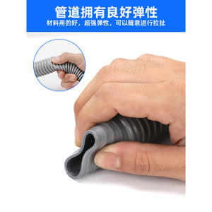 Tubo de Drenaje en T Tipo Y con Doble Salida Flexible para Lavadoras, Fregaderos, Lavabos, Fregaderos de Verduras, Cabezal Roscado Extensible Antiolores - Product Image 4