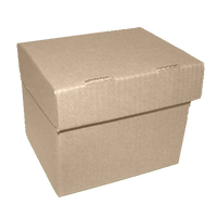 Grandes boîtes de rangement en papier kraft de taille personnalisée Boîte en carton pour documents de banquier Boîte en carton ondulé avec couvercle