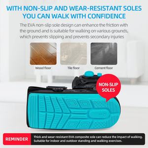 Sepatu Bot Medis Tiup untuk Kaki Patah, Sepatu Bot Retak Air Cam Walker, Sepatu Bot Ortopedi untuk Pergelangan Kaki Terkilir - Product Image 6