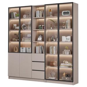 Étagère à livres en bois recyclé de style moderne, de haute qualité, prix compétitifs, meubles de salon, armoire, bureau à domicile - Product Image 6