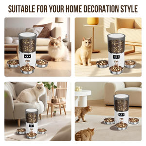 Großhandel Haustier produkte Lieferant Katzen hundefutter 3 Schalen Wifi Smart Automatic Cat <span class=keywords><strong>Pet</strong></span> Feeder - Product Image 3