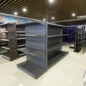 现代热销定制零售商店超市货架展示架吊船货架系统杂货店