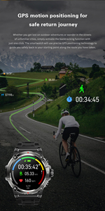 Đồng hồ thông minh màn hình AMOLED cảm ứng HD 1.43 inch Đồng hồ thông minh định vị GPS Nx8 Pro Đồng hồ thông minh thể thao ngoài trời cảnh báo cuộc gọi ngoại tuyến - Product Image 3