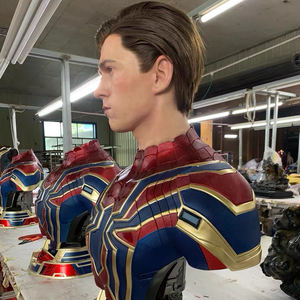 Statua Busto di <span class=keywords><strong>Spiderman</strong></span> in Resina Ecologica, Modello Artigianale, Ornamento per Serie TV e Decorazioni Domestiche - Product Image 2