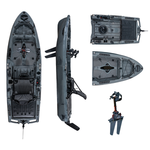 <span class=keywords><strong>Kayak</strong></span> Modular LSF para 1 Persona, 2.75M, Bote de Pesca con Aleta y Pedal, Estable y Listo para Navegar, HDPE Resistente para Deportes Acuáticos y al Aire Libre - Product Image 4