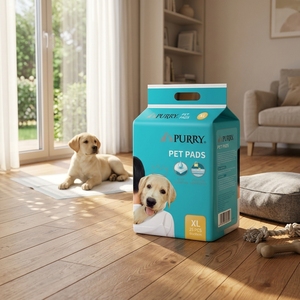 Purry Wholesale Tappetini/Pad per Addestramento Cuccioli in Cotone Eco-Friendly SAP e Carta Igienica, Misura XL 60x90cm, OEM/ODM, alla Moda - Product Image 3
