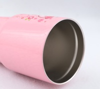 Vaso Térmico de Acero Inoxidable de Grado Alimenticio de 20oz/30oz, Taza de Café Hello Kitty, Termo, Taza Automática