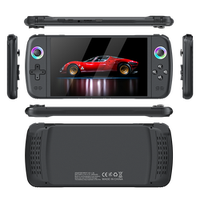 Console de jeu portable LR M27 avec écran de 7,0 pouces (résolution 1024x600), processeur quadricœur, batterie de 4000 mAh, plus de 20000 jeux intégrés, prend en charge Linux