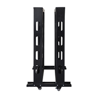 Réseau mobile 6u 8u 15u 18u 27u 48u Profondeur réglable Armoire réseau à 4 poteaux Étagère de serveur à cadre ouvert 400 mm