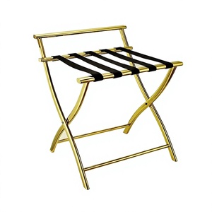 Newest Design Luggage Rack Stainless Steel Gold Polished Luggage Rack With Premium Quality Luggage Rack In Bulk - Product Image 1