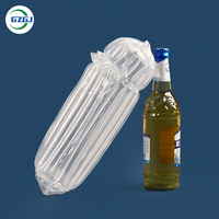 Haute qualité coussin d'air oreiller colonne rouleaux sacs personnalisés bulle gonflable bouteille expéditeur fort Film protecteur