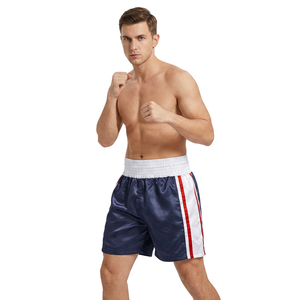 Unisex Boxing <b>Shorts</b> 3 Inseam 4 Elastic Quick Dry Shrink-Proof Front Logo Martial Arts MMA <b>Grappling</b> Rushguard Wrestling Wear - Product Image 3