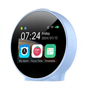 นาฬิกาตั้งโต๊ะอัจฉริยะ Ai alarm หน้าจอสัมผัส LCD พร้อมแบตเตอรี่ในตัว รองรับการเชื่อมต่อ Wi-Fi สำหรับวางบนโต๊ะ - Product Image 4