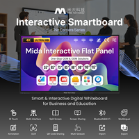Pizarra Interactiva MIDA, Panel Inteligente con Pantalla Táctil de 110 Pulgadas, Pizarra Blanca Interactiva para Hoteles, Reuniones, Educación en Línea