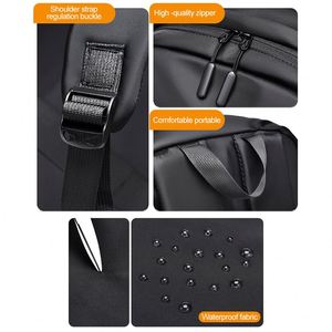 Sac à dos d'école imperméable en nylon tendance, vente en gros, nouvelle mode, haute qualité, sac à dos pour ordinateur portable, sacs de voyage pour hommes d'affaires - Product Image 4