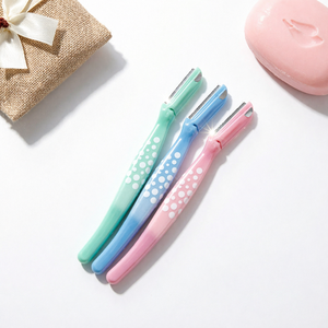 Rasoirs pour le visage Kaijirushi pour femmes, lot de 3, rasoirs de qualité supérieure pour les soins quotidiens de la peau, tous types de peau, formule K-Beauty, produit de soins personnels - Product Image 1