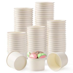 Coppette Personalizzate <span class=keywords><strong>con</strong></span> Logo <span class=keywords><strong>Stampato</strong></span> per Gelato e Yogurt da Asporto, Confezioni Monouso in Carta da 4oz e 5oz <span class=keywords><strong>con</strong></span> Coperchio - Product Image 3