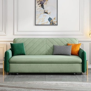 Bộ bàn ghế phòng khách PZCN HOME, chất liệu giả da cao cấp tại Philippines, có chức năng giường ngủ và ngăn chứa đồ. - Product Image 3