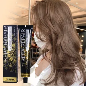 Meidu Brands Wholesale OEM Private Label Custom Logo 100ml Salon Professional Permanent Hair Color Cream